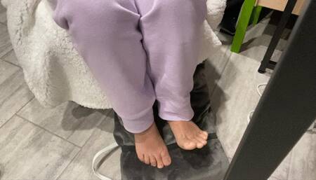 Feet Wrapped In the Blanket Massage