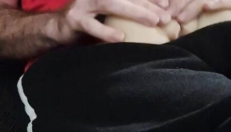 heavenly cum. by fucking my fake pussy