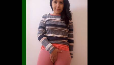 Your Request! Latina Masturbating & Cumming In My Clothes :)