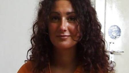 tight teen pussy gets small dildo stuck inside her