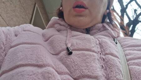 Real wonderful farts while walking in the city center 4K