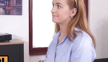 POV - Horny girl next door Jenny Manson rides you like a pro