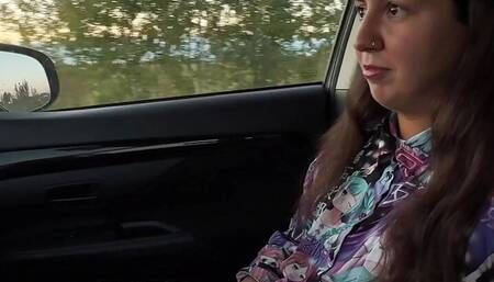 Cute hitchhiker agreed to suck and fuck - Russian Public Agent