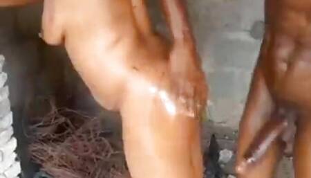 Fucking my Boss's wife at the construction site in an uncompleted building till she Cum