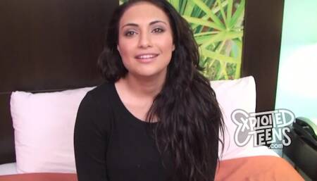 Exxx Teens featuring Rikki Nyx's brunette scene