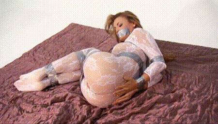 Taped & Struggling! No Escape from Her Orgasm! HD