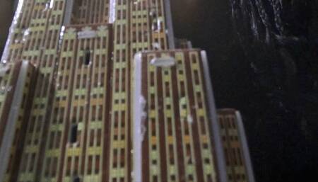 Giantess Terrorizing Tiny Humans in Building