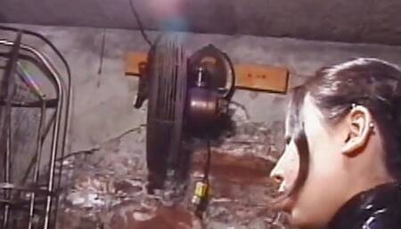 Chinese Mistresses  torments slave friends in dungeon in same time