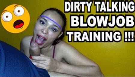 DIRTY TALK BLOWJOB 230105B SARAI TALKING WHILE SUCKING COCK TRAINING HD MP4