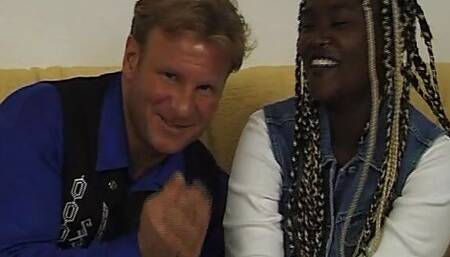 Big mama spreads her plump thighs, her pink pussy is already wet with lust