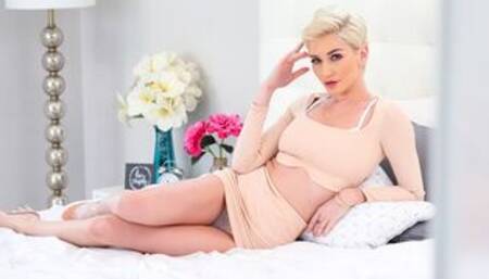 Cute blonde with short hairs Skye Blue fucked from behind