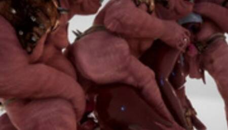 Hot Black Girl x Orcs 3D