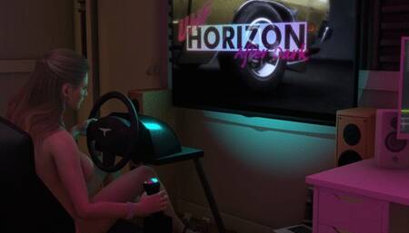 Sapphire in the Sim Rig Playing NFS Unbound 1080p