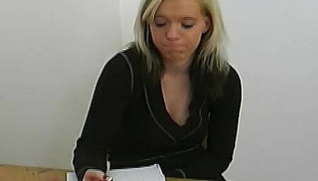A tattooed German lady getting a big load of cum in her mouth