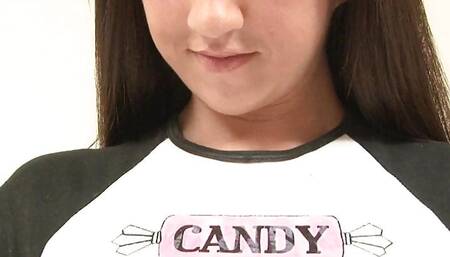 Slut with leopard lingerie shows off her nice assets