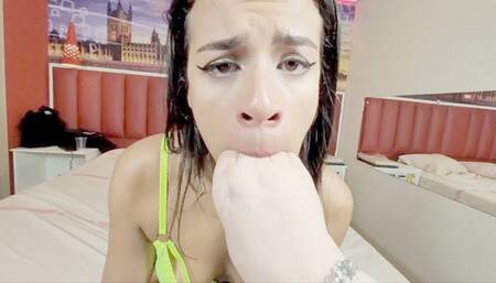 FEEL MY BIG MOUTH IN YOUR FAT FINGERS - BY THAYLA VIPER - CLIP 2 IN FULL HD