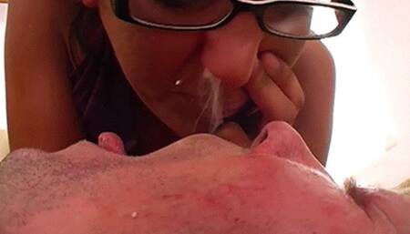 Snot & phlegm with a cigarette - Brutal Princess & osel - MP4 Clip