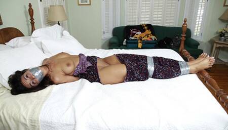 Amazon Tomi Taylor and Her Friend Play Kinky Tape Bondage Games!