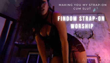 Findom Strap-on Worship