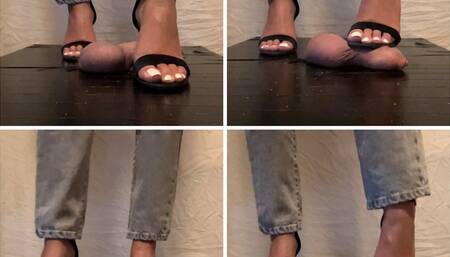 Cock trample and ball stomping
