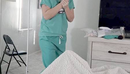 Hot nurse wedgies