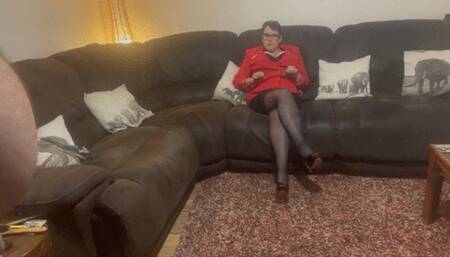 Employee gets an OTK spanking