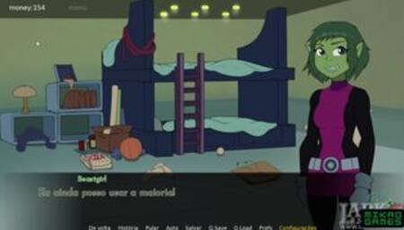 [Gameplay] Teen Titans ep XV Olhando a Bunda e Peitos de Raven sobre a camiseta pe...