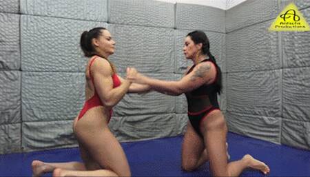 Dolly vs MarinaRedstar competitive wrestling