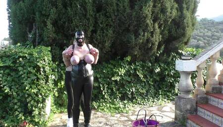 Titslave Eva - Cruel Predicament Breast Bondage Walk Training - Part 1 mp4 SD