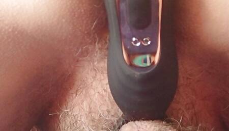 penetrating my anus with my prostate massager