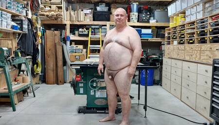 Jerking Off in my Shop