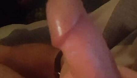 Solo cum mushroom cock