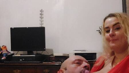 LACTATION ROLEPLAY, FEEDING A BABY BOY