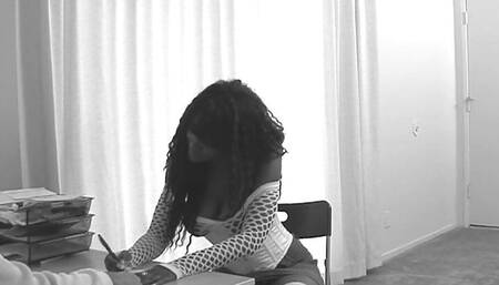 Getting a mouthful of cum is how this ebony milf wants to