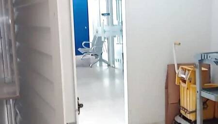 BBlackAdam Flashing and Handjob at Hospital