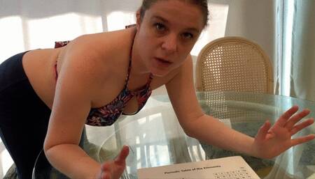 Stepmom helps her stepson study