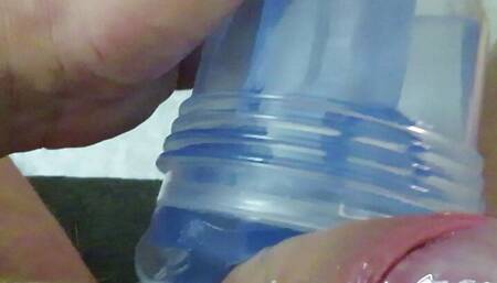 Close Up Fun with Fleshlight until Cummmm