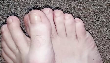 Fresh and clean feet- right outta the shower
