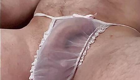 Cumming in my sheer panties