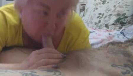 I suck a dick and masturbate it to a cumshot
