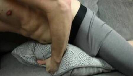 Dry Humping my Pillow Until I Cum in my Underwear
