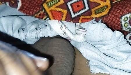Zaheer bull masturbation on. Bed  night time