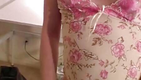 Sweet Blonde Handjob Slut closeup