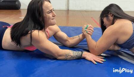 Part 1 Fitbeast vs newcomer Fury in an arm wrestling match