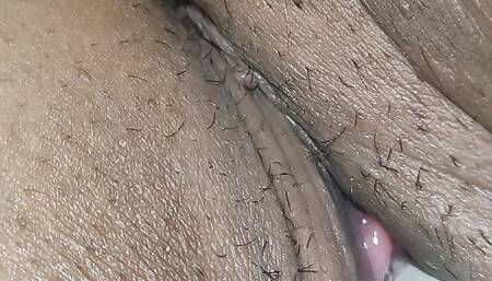 hot brunette masturbating