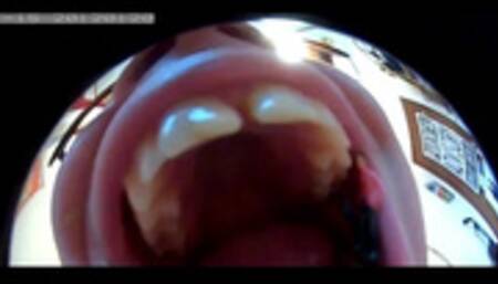Nicoletta devours you completely inside her monstrous mouth! Vr video!
