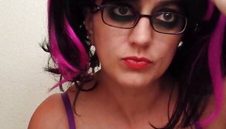 Playing with my tits with lotion