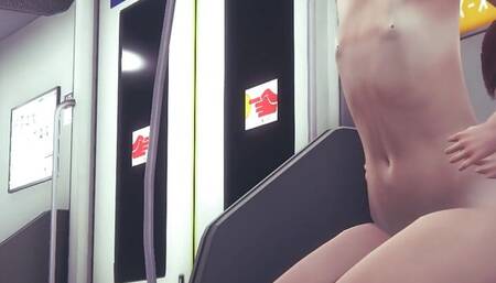 Yaoi Femboy - Alan The Cat sex in subway