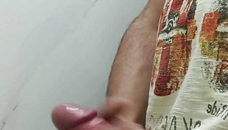 Pedro Pentel horny, massages his beautiful cock, thick and mushroom head.