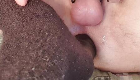 Several toys in ass